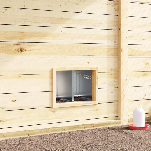 Berkfield Chicken Nesting Box 2 Compartments Wall-Mounted Galvanised Steel 2