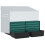 Berkfield Chicken Nesting Box 2 Compartments Wall-Mounted Galvanised Steel 4