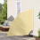 Berkfield Balcony Privacy Screen Sand 140 x 140 cm Polyester 3
