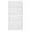Berkfield Side Cabinet ODDA White 40x24x79 cm Solid Wood Pine 5