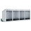 Berkfield Chicken Nesting Box 4 Compartments Wall-Mounted Galvanised Steel 7
