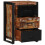Berkfield Drawer Cabinet Multicolour 50x35x70 cm Solid Wood Reclaimed 3