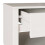 Berkfield Coffee Table Drammen White 99 x 55 x 45 cm Solid Pine Wood 9