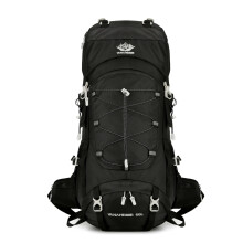 60L Hiking Backpack with Rain Cover, Large Capacity and Water Resistant Travel Backpack for Camping and Trekking