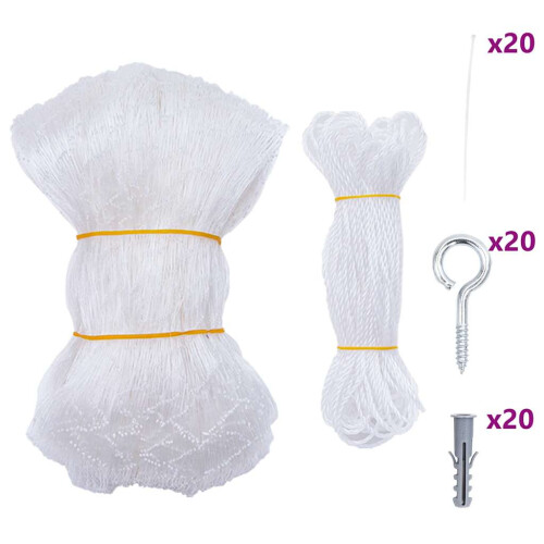 Berkfield Cat Net Transparent 3x2 m Nylon 1