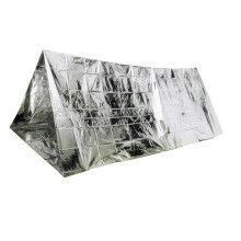 Emergency Survival Tent Reflective Aluminum Surface Waterproof Windproof Shelter for Camping Hiking