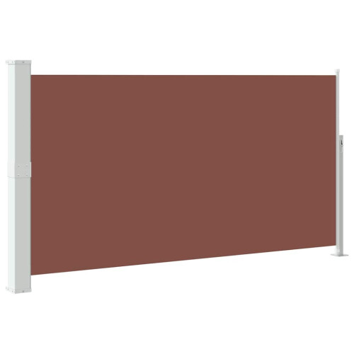 Patio Retractable Side Awning 160 x 300 cm Brown 1