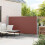 Patio Retractable Side Awning 160 x 300 cm Brown 3