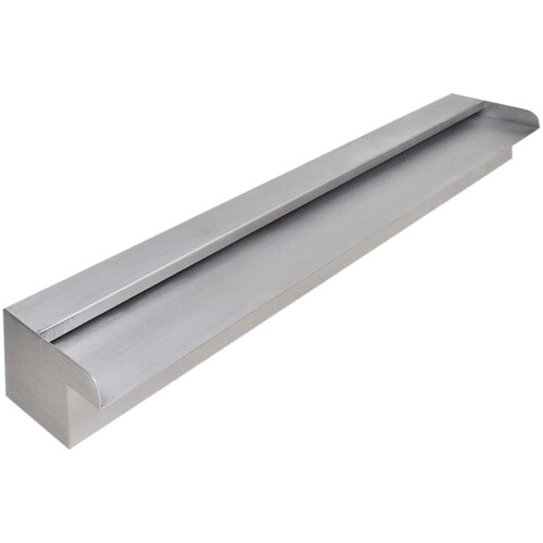 Rectangular Waterfall Pool Fountain Stainless Steel 90 cm 1