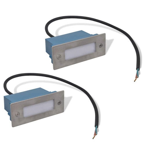 2 LED Recessed Stair Light 44 x 111 x 56 mm 1
