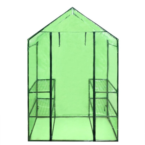 Walk-in Greenhouse with 4 Shelves 2