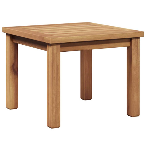 Berkfield Coffee Table Brown 45 x 45 x 36 cm Solid Teak Wood 1