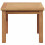 Berkfield Coffee Table Brown 45 x 45 x 36 cm Solid Teak Wood 5