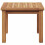 Berkfield Coffee Table Brown 45 x 45 x 36 cm Solid Teak Wood 6