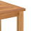 Berkfield Coffee Table Brown 45 x 45 x 36 cm Solid Teak Wood 9