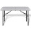 Berkfield Foldable Garden Table 122 cm HDPE White 2