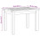 Berkfield Coffee Table Brown 50 x 35 x 36 cm Solid Teak Wood 10