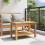 Berkfield Coffee Table with Storage Brown 70 x 40 x 45 cm Solid Teak Wood 4