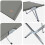Berkfield Folding Camping Bed Folding 2 pcs Grey 194 x 62.5 x 42.5 cm 9