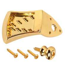 Mandolin Tailpiece and Bridge Set for Arched – Durable Metal Build, Secure String Anchoring, Easy Installation