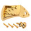 Mandolin Tailpiece and Bridge Set for Arched  – Durable Metal Build, Secure String Anchoring, Easy Installation 1
