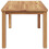 Berkfield Coffee Table Brown 110 x 55 x 45 cm Solid Teak Wood 6