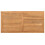 Berkfield Coffee Table Brown 110 x 55 x 45 cm Solid Teak Wood 8