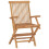 Berkfield Folding Garden Chairs 2 pcs Solid Teak Wood 4