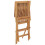 Berkfield Folding Garden Chairs 2 pcs Solid Teak Wood 10