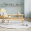 Berkfield Children's Table with Benches IRUN 90x79.5x50 cm Solid Wood 3
