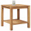 Berkfield Coffee Table with Storage Brown 45 x 45 x 45 cm Solid Teak Wood 3