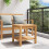 Berkfield Coffee Table with Storage Brown 45 x 45 x 45 cm Solid Teak Wood 4