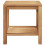 Berkfield Coffee Table with Storage Brown 45 x 45 x 45 cm Solid Teak Wood 5