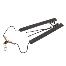 Adjustable Padded Saxophone Strap with Gold Accents, Comfortable Saxophone Harness for Musicians