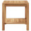 Berkfield Coffee Table with Storage Brown 45 x 45 x 45 cm Solid Teak Wood 6