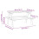Berkfield Children's Table with Benches IRUN 90x79.5x50 cm Solid Wood 8