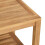 Berkfield Coffee Table with Storage Brown 45 x 45 x 45 cm Solid Teak Wood 9