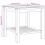Berkfield Coffee Table with Storage Brown 45 x 45 x 45 cm Solid Teak Wood 10