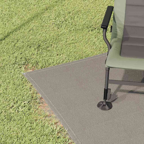 Berkfield Tent Carpet Folding Manual Light Grey 200 x 250 cm Polyethylene 2