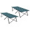 Berkfield Folding Camping Bed Folding Leaf 2 pcs Forest 206 x 76 x 74 cm 2