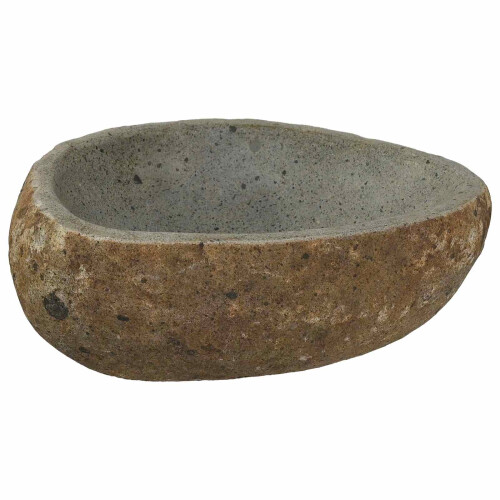 Berkfield Riverstone basin Light Grey (30-37) x (25-30) x 12 cm 1