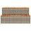 Berkfield Hot Tub Step Light Grey 100x50x50.5 cm Poly Rattan and Solid Acacia 4