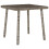Berkfield Garden Coffee Table Rectangular Grey 40x40x37 cm Poly Rattan 2