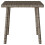Berkfield Garden Coffee Table Rectangular Grey 40x40x37 cm Poly Rattan 4