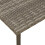 Berkfield Garden Coffee Table Rectangular Grey 40x40x37 cm Poly Rattan 7