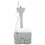 Berkfield Camping Toilet Set 2 pcs Grey and White 4