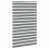 Berkfield Zebra Blind Dark Grey 150x230 cm Fabric Width 145.9 cm Polyester 3