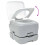 Berkfield Camping Toilet Set 2 pcs Grey and White 11