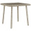Berkfield Garden Coffee Table Rectangular Light Grey 40x40x37 cm Poly Rattan 2