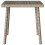 Berkfield Garden Coffee Table Rectangular Light Grey 40x40x37 cm Poly Rattan 5